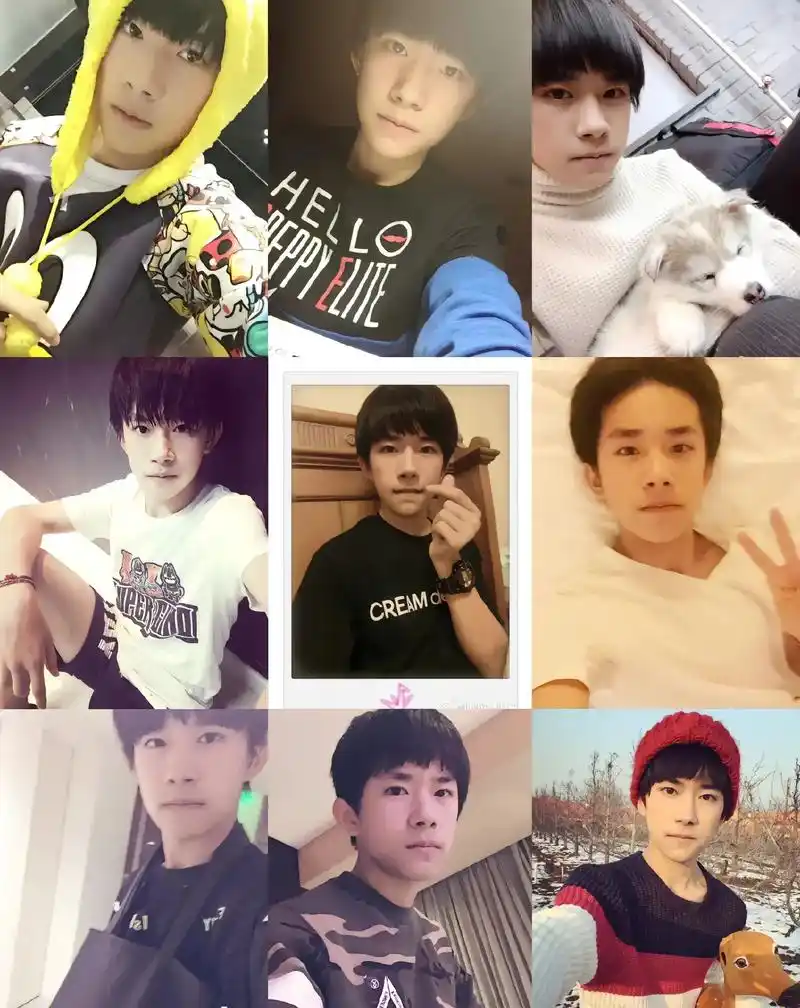 那些年千玺的自拍照#易烊千玺#养成系 #易烊千玺电影小小的我 - 抖音