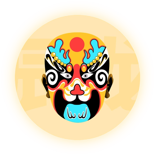 脸谱-十二生肖|插画|创作习作|想变小的大帆帆 - 原创作品 - 站酷