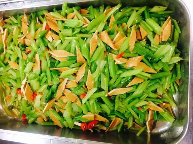 大食堂早餐菜品照片