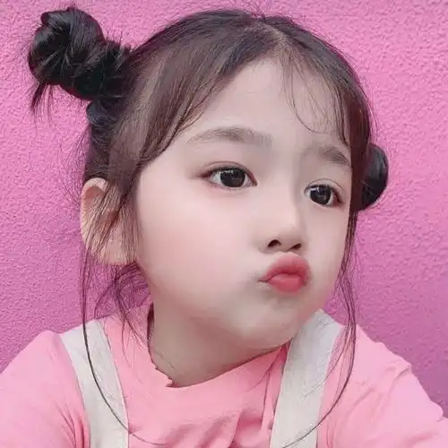 100张大眼萌娃的可爱头像