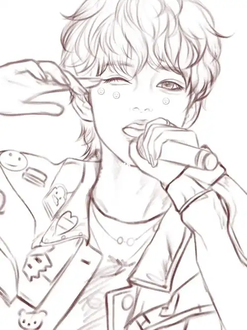 哈哈哈哈哈哈哈#画画  #procreate  #贺峻霖  #薯条小助手@薯管家