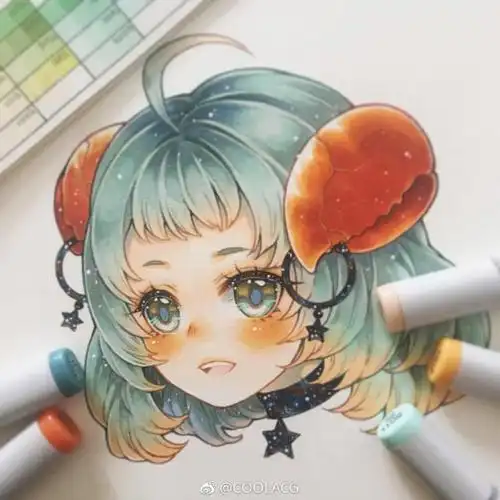 动漫星座十二星座巨蟹座