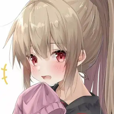 不正经害羞脸动漫女生头像图片