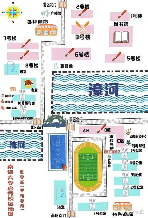 启秀路19号南通大学启秀校区【附地图】