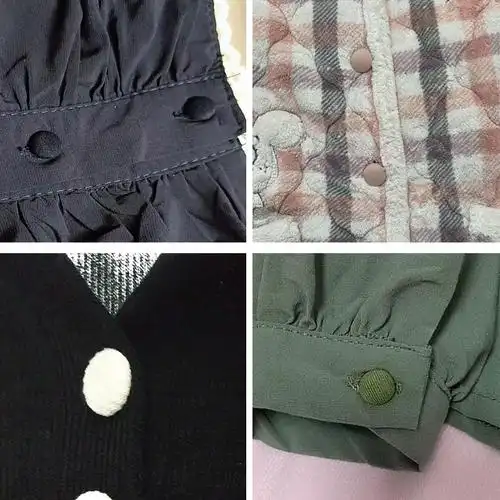 纽扣开衫百搭扣子衣服装饰连衣裙外套西服包布纽扣
