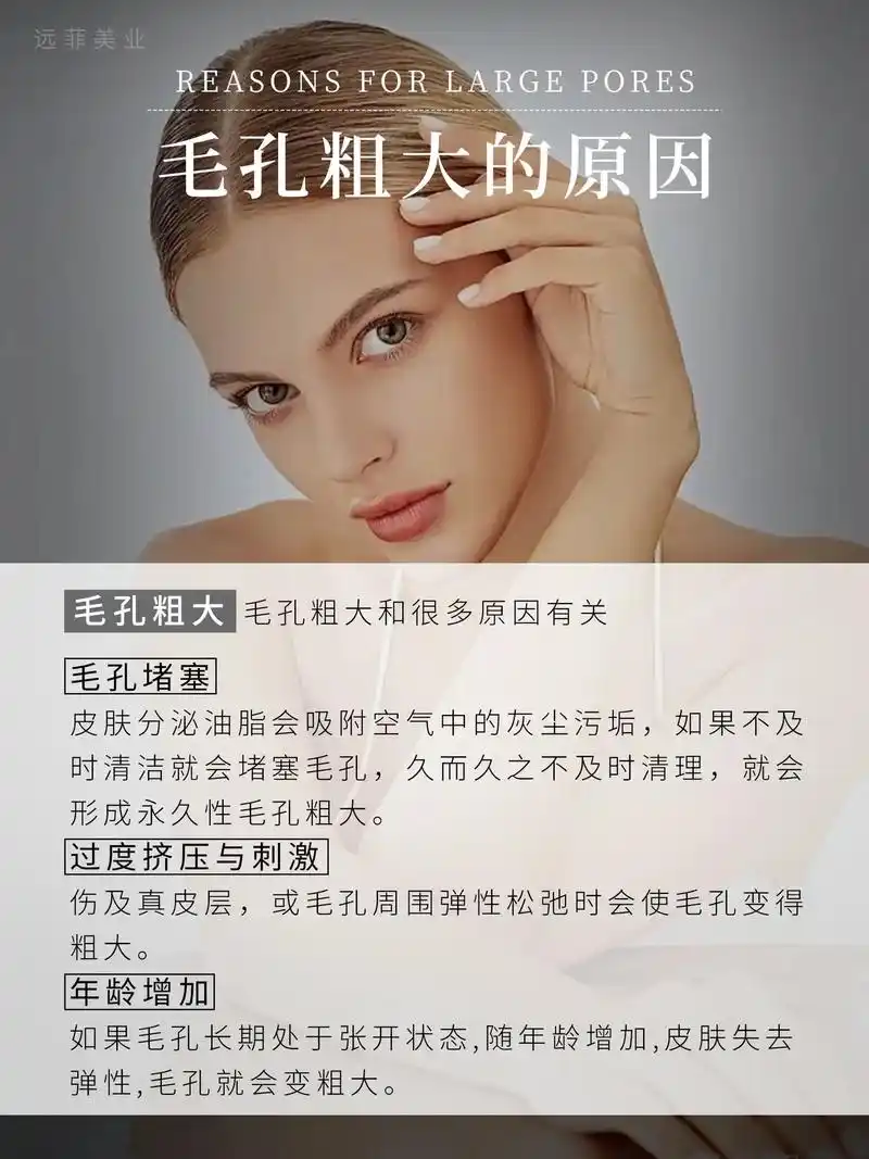 皮肤管理|美业文案|美业海报 本期重点: 1,毛孔粗大的原因 - 抖音