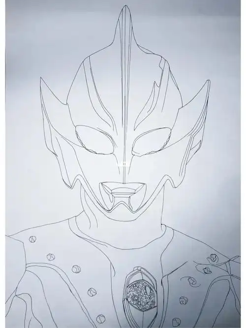 色粉笔画#奥特曼  #希卡利奥特曼  #希卡利奥特曼手绘 #薯队长@薯条小