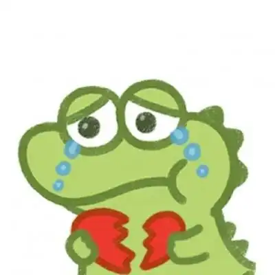绿色大眼青蛙头像动漫高清超萌可爱的动漫头像绿色青蛙图片