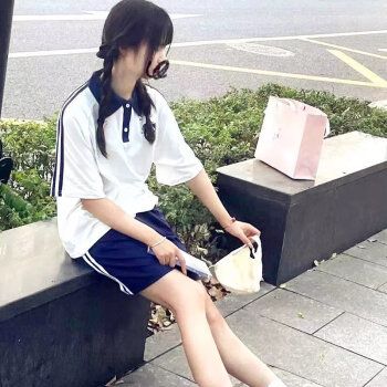 麻乎中考体育考试专用运动套装女初中学生体考跑步初三毕业照服装夏季