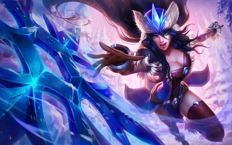 英雄联盟战争女神希维尔精美皮肤桌面壁纸