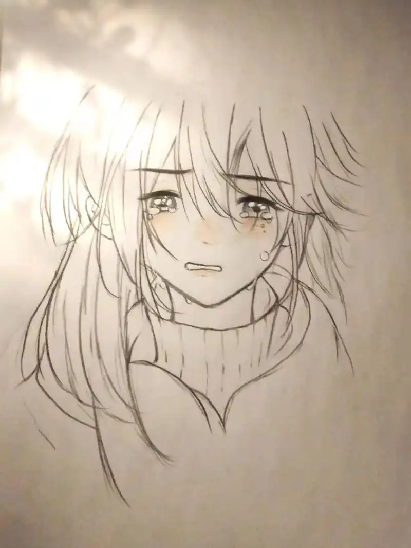 偷偷藏不住.桑稚#偷偷藏不住##动漫人物绘画 #铅笔画 #绘 - 抖音