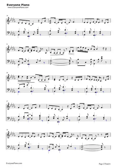 i see fire-霍比特人2:史矛革荒漠 ed五线谱预览2