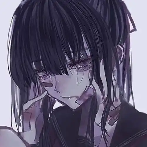 心灵的受伤比身体的受伤要疼的多动漫头像