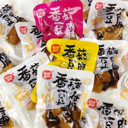 石牌磨房香菇豆干小包装零食小吃即食豆腐干辣条休闲食品网红爆款
