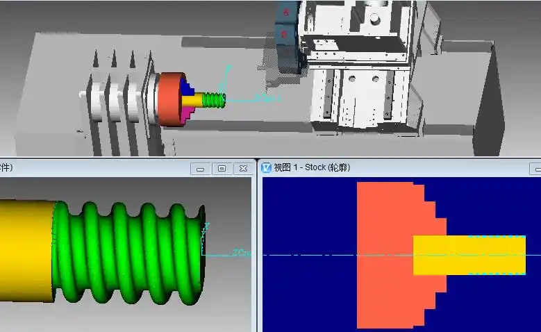 圆弧螺纹不知怎么分层加工