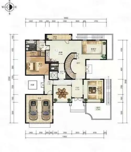 2000平纯独栋颐和原著可停8车精装拎包住看房方便