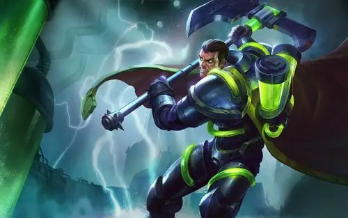 英雄联盟,德莱厄斯,诺克萨斯之手,皮肤,生化骑士,游戏英雄联盟壁纸