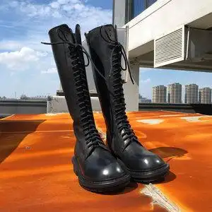 军靴系带女价格