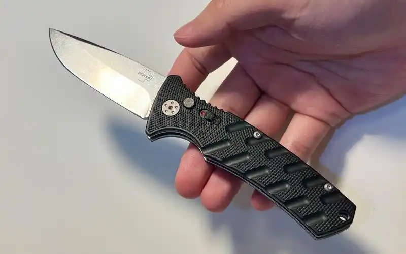 博克boker plus strike跳刀 开箱