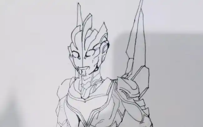 新手萌新绘画的诺亚奥特曼