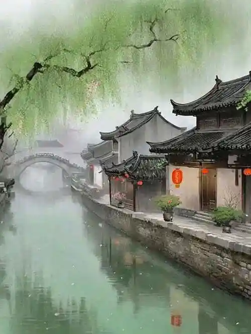 好美的江南烟雨!