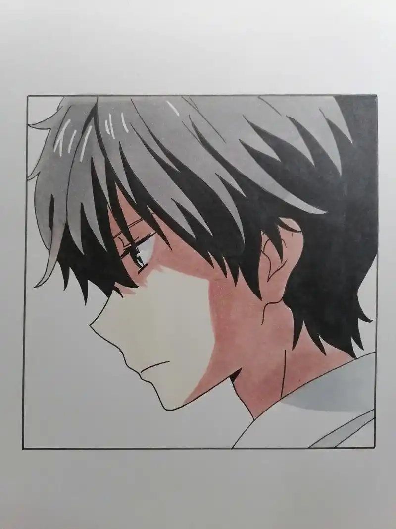 折木奉太郎 #手绘教程 #头像 没有过程 - 抖音