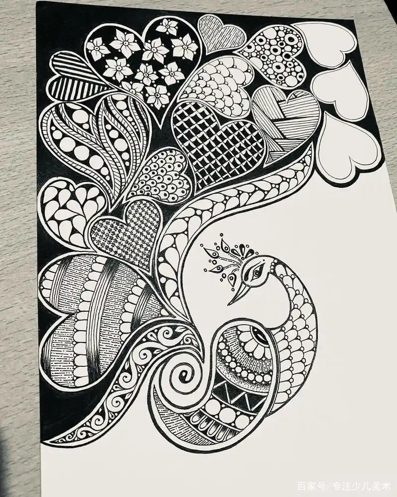 高级线描课程重在创意线条组合,一味照着画就失去了线描内涵!