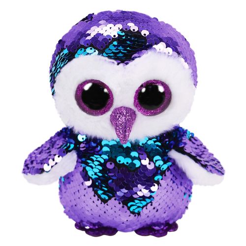 亮片美国ty毛绒玩偶大眼睛公仔斯图尔特蓝色象会毛绒布艺类玩具