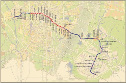 成都地铁13 号线一期站点设置及详细走向_线路