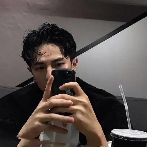 の自截男头美男子男头森系欧美硬汉韩系韩风清新潮流男生头像