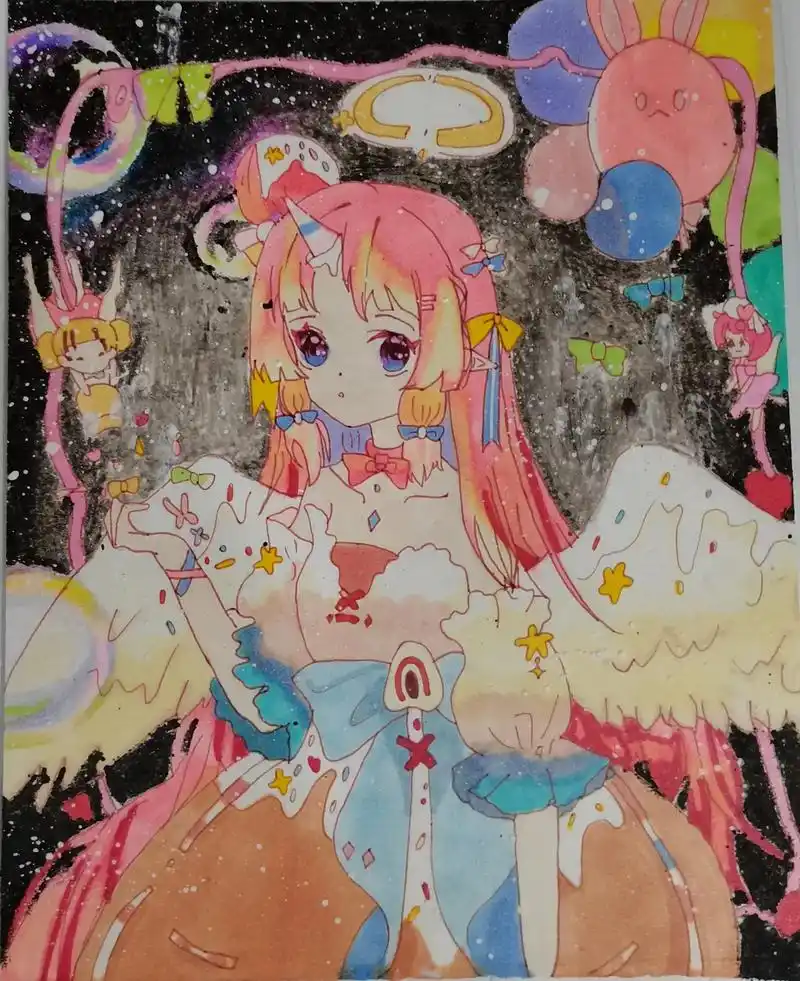 爱画画的小朋友 #漫画女孩 #画画使我快乐 #喜欢就关注我 - 抖音