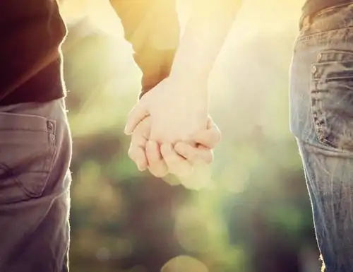 安是福,快乐是慧 浪漫唯美情侣手牵手爱情图片