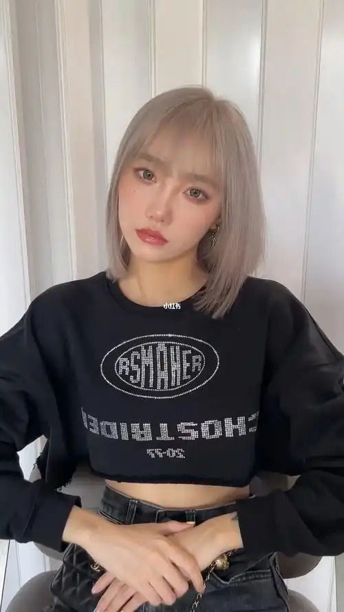 中长发烫发发型,气垫烫网红发色 卷发打理0擅婪⒏呒陡型计染发颜色