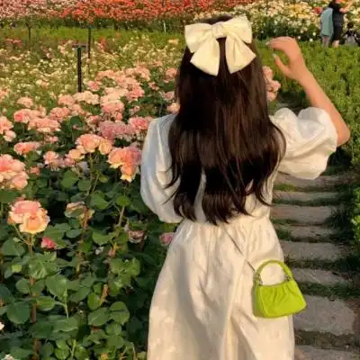 森系仙气真人头像高清好看的温柔女生头像