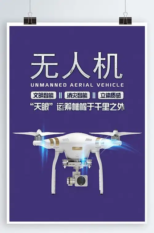 无人机科技宣传海报