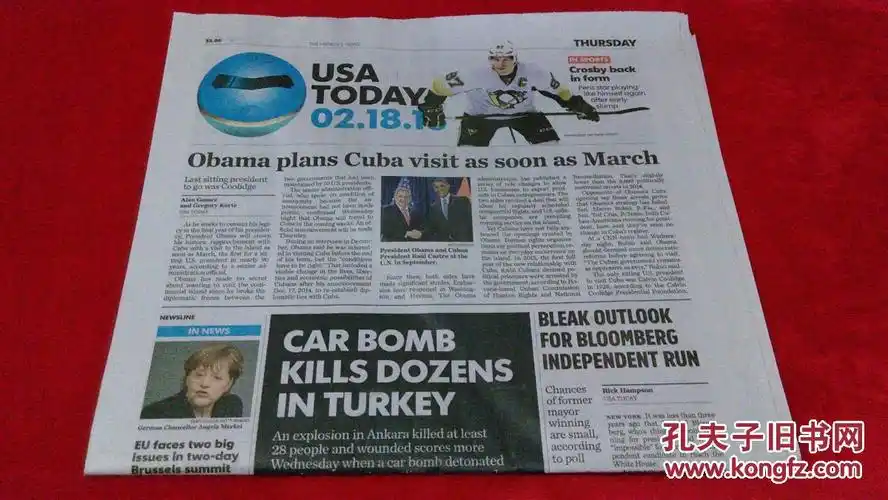 usatoday今日美国20160218外文原版过期报纸学习参考资料