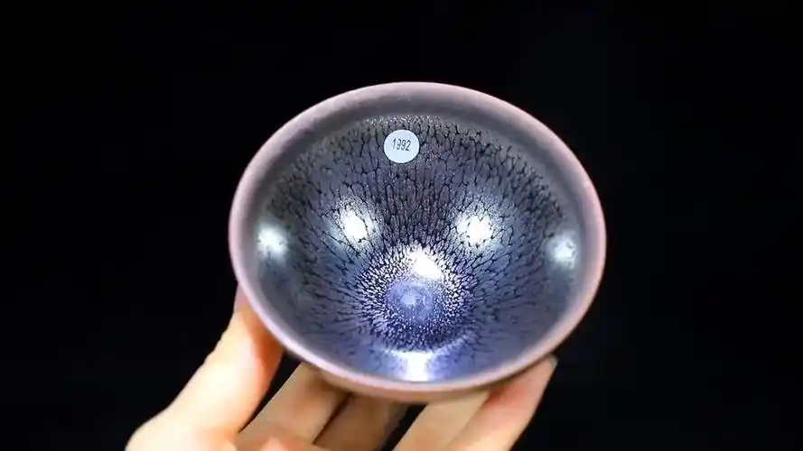 水出胜作品  油滴盏,口径9.