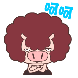 毛毛猪抓狂表情——翔通动漫