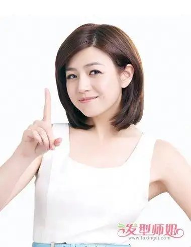 陈妍希齐肩短发大秀新潮 美翻了的夏日清爽造型_爱美网发型