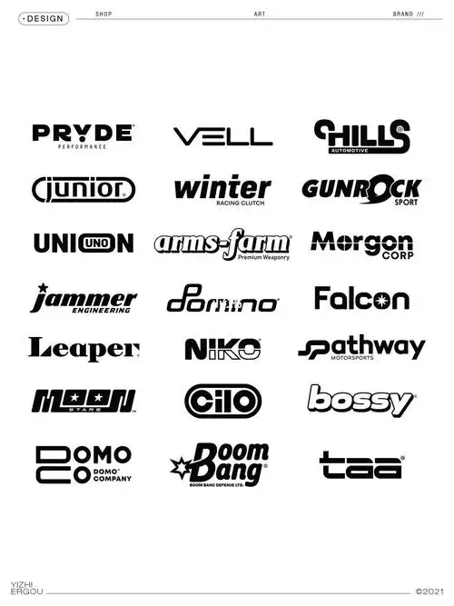 logo设计丨任天堂游戏英文字体设计_设计_字体_logo_字体设计_任天堂