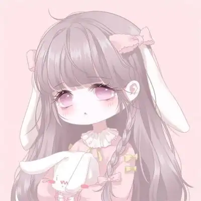 超萌可爱女生卡通头像 高清小清新唯美卡通女头图片