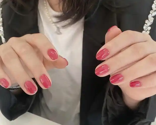 新做的指甲颜色