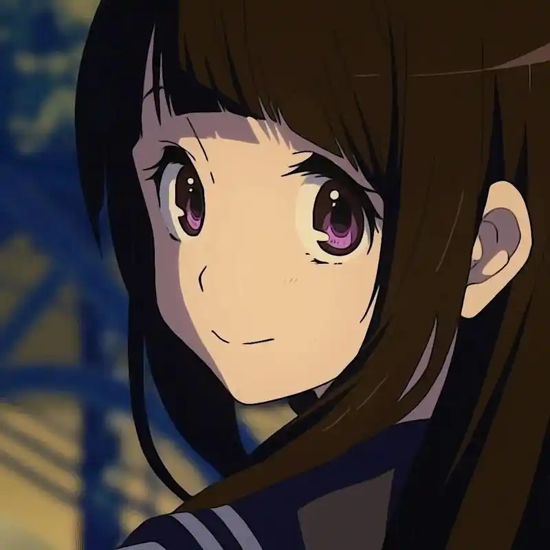 千反田爱瑠头像 剧名:冰菓