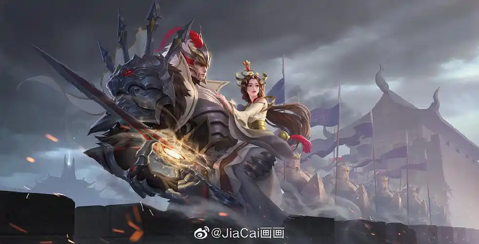 艺渡cg小站 蔡佳 王者荣耀 干将莫邪 久胜战神过程图_艺渡cg小站-站酷