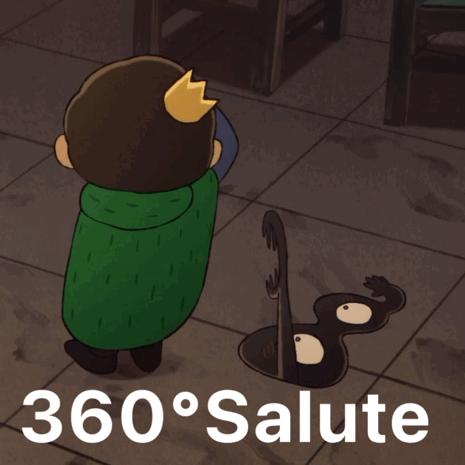 360°salute (国王排名波吉表情包)