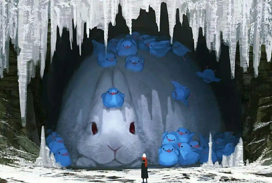 当小动物们在二次元的世界变大后,狐狸很神秘,狼很温和