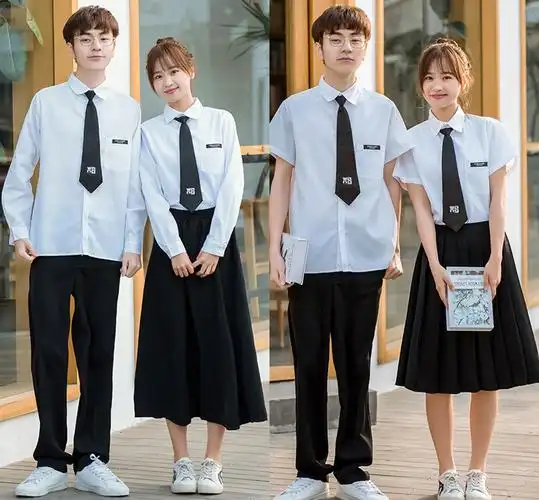 日系jk制服中学生班服夏季套装初高中生校服英伦学院风女毕业裙子