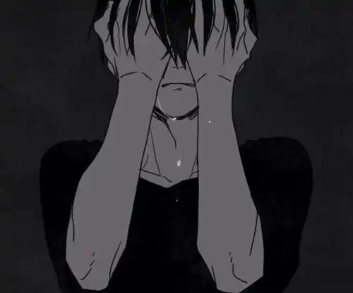 男生伤心难过哭的图片