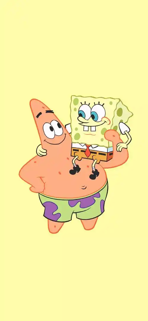 派大星海绵宝宝头像