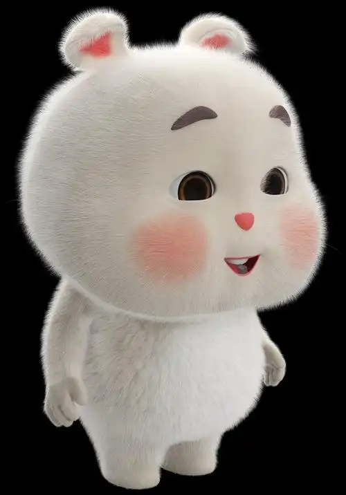 毛绒玩偶短耳兔小胖墩